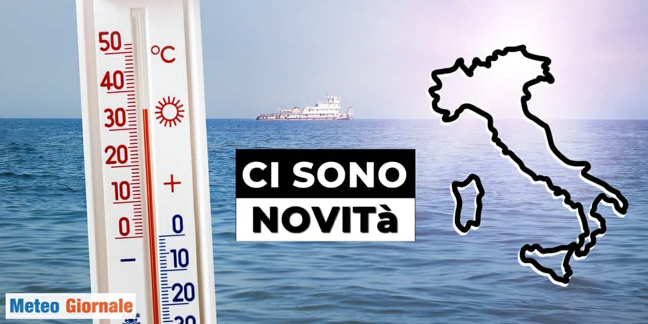Meteo: ancora tanto caldo, ma ci sono novità per la prossima settimana
