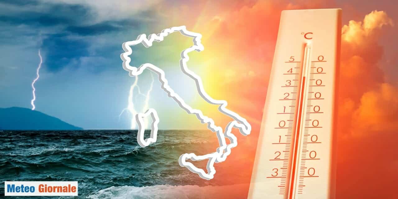 Meteo: fiammata africana ma anche forti temporali, le previsioni per la prossima settimana