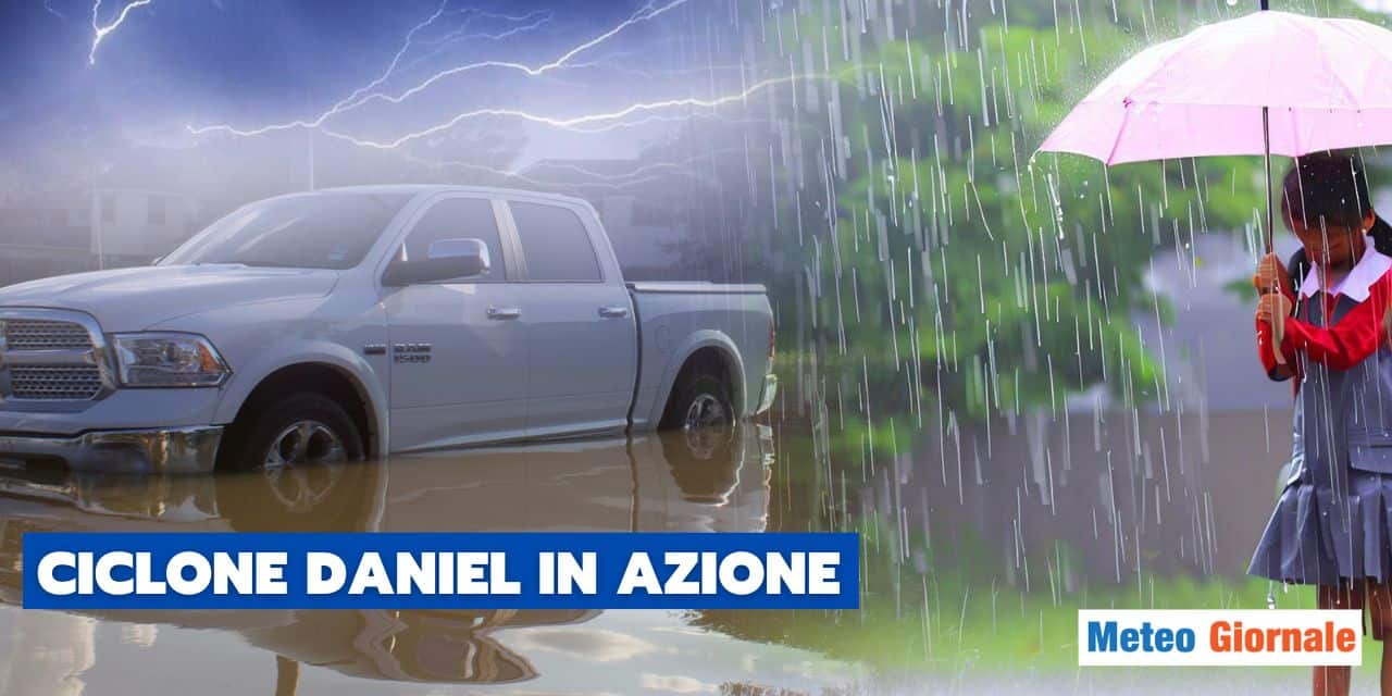 Meteo, il ciclone Daniel diventa sempre più minaccioso