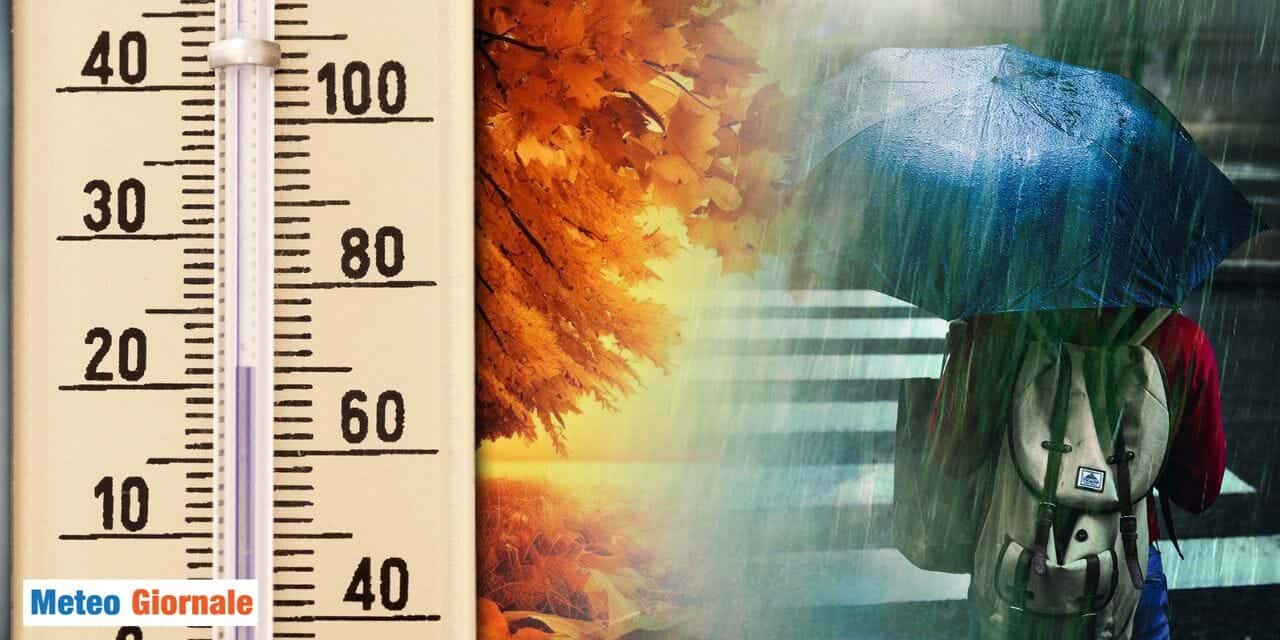 L'AUTUNNO bussa alla porta: ECCO LE TEMPERATURE NEI PROSSIMI GIORNI