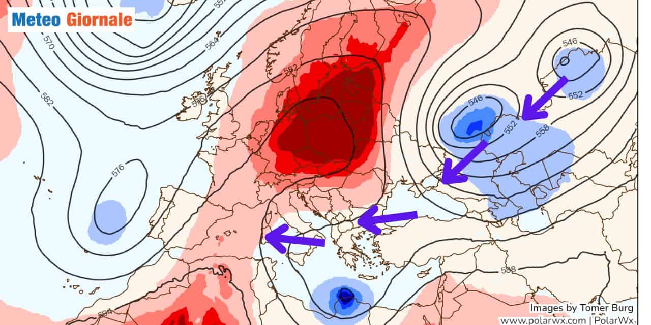 Meteo, una “breccia dall’ondata di calore”, ma non mi piace affatto