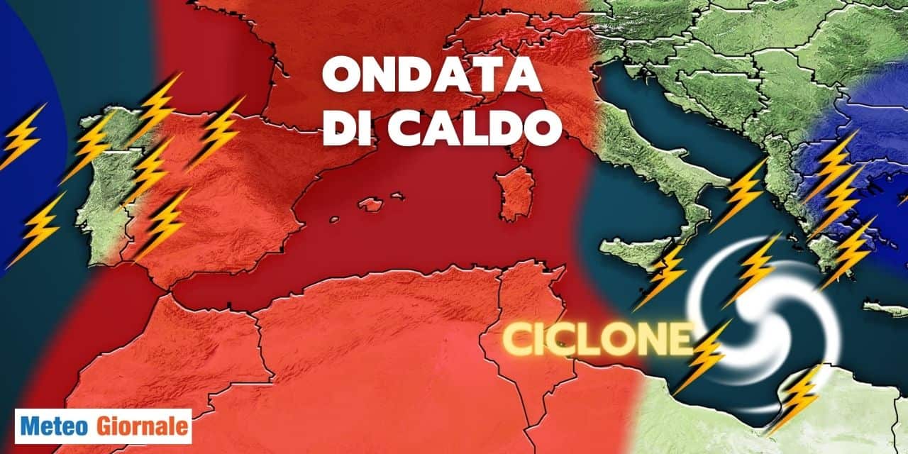 Meteo: “Ciclone” venti furiosi al Sud, caldo anomalo altrove. Evoluzione molto complessa