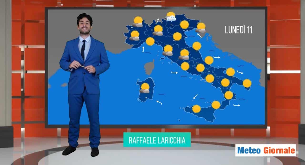 Meteo domani: inizio di settimana da piena estate! [VIDEO]