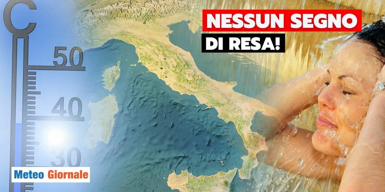 Meteo: il caldo africano non si arrende!