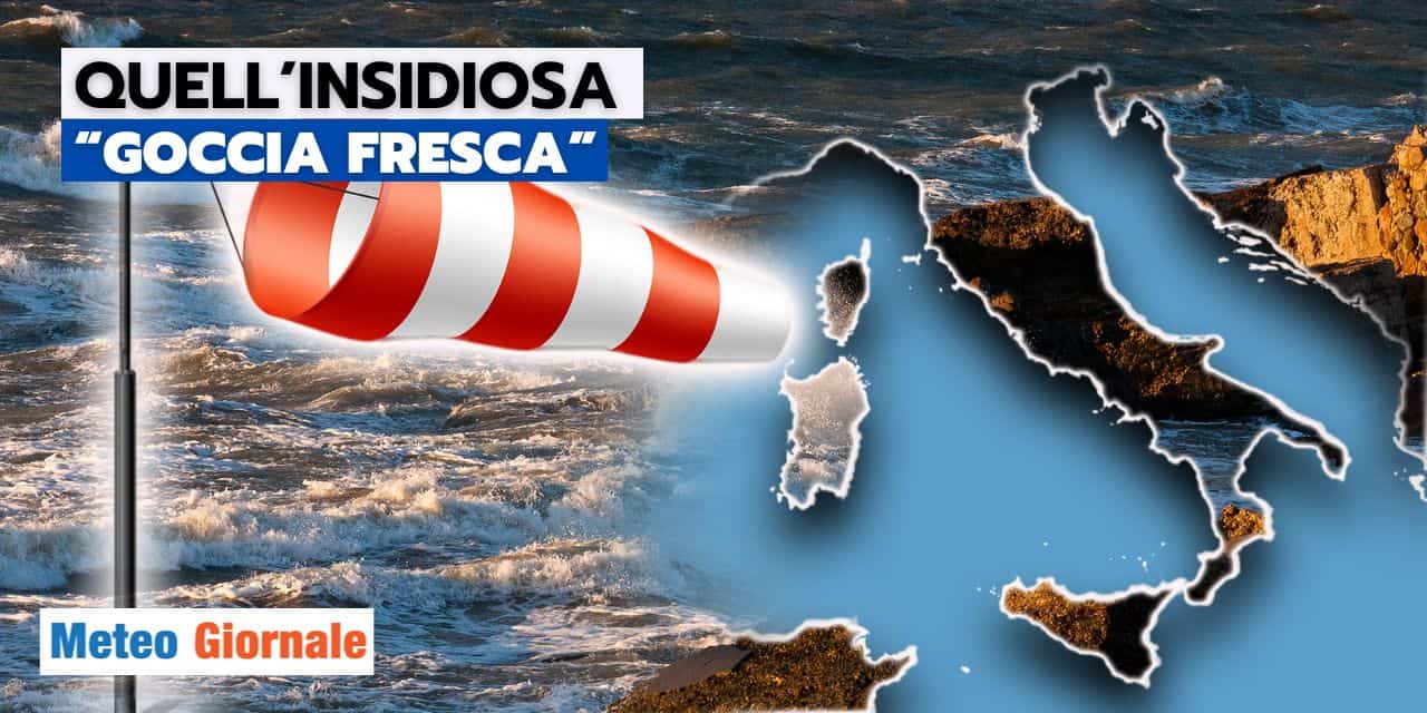 Meteo: la "goccia fresca" che renderà dura la vita al caldo