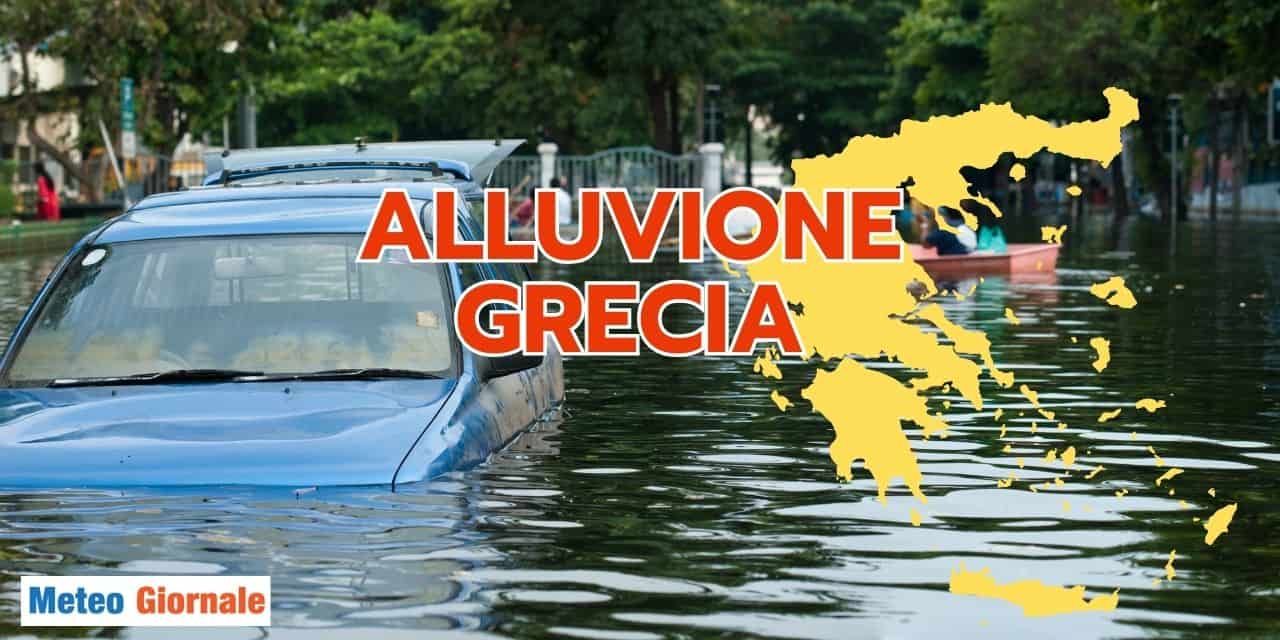 Bomba Mediterranea in Grecia, caduti oltre 500 millimetri di pioggia