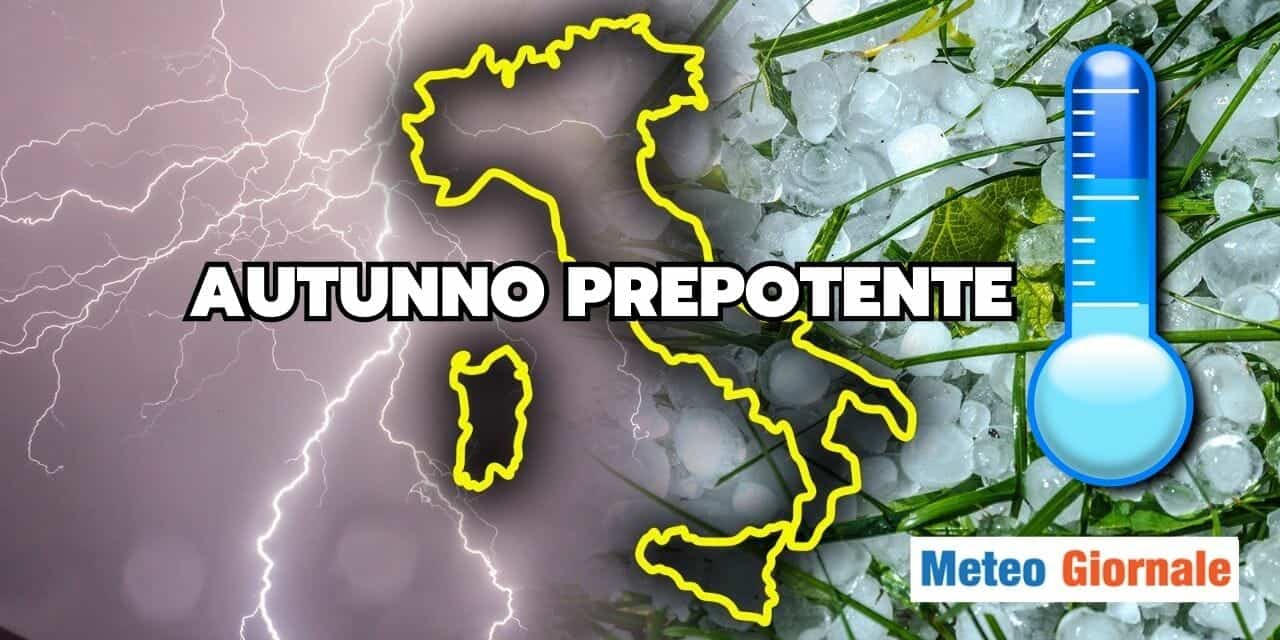 Meteo: ciclone di inizio Autunno sarà severo per l'Italia