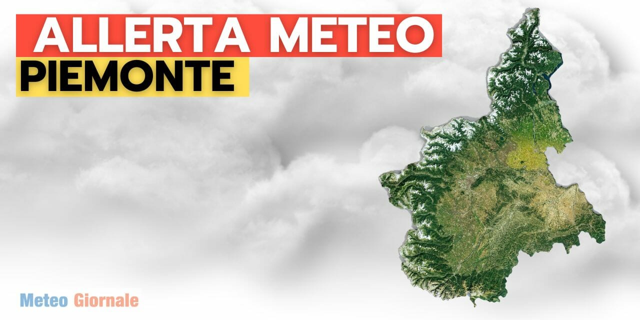 Allerta Meteo Piemonte per lunedì 18 settembre. allerta gialla per temporali