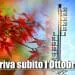 Le proiezioni indicano caldo per inizio Ottobre