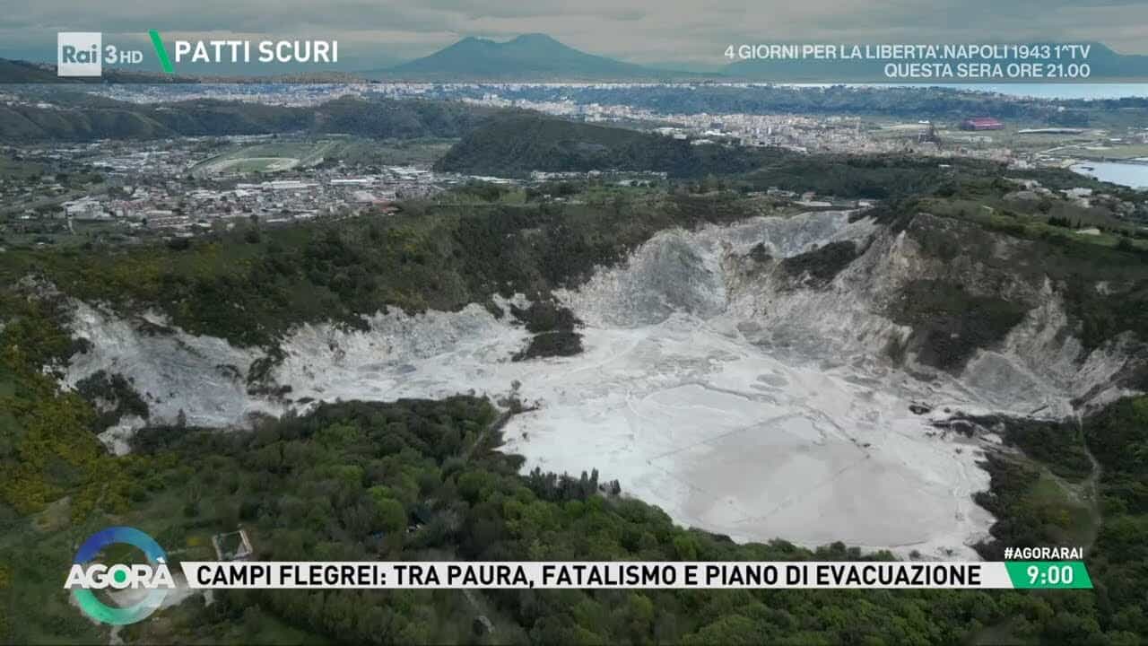 Prevista esercitazione nei Campi Flegrei di evacuazione da parte della Protezione Civile. Video