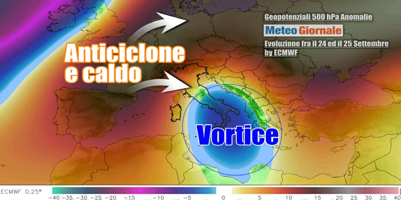 Meteo: weekend d’Autunno con vortice mediterraneo, poi novità clamorose
