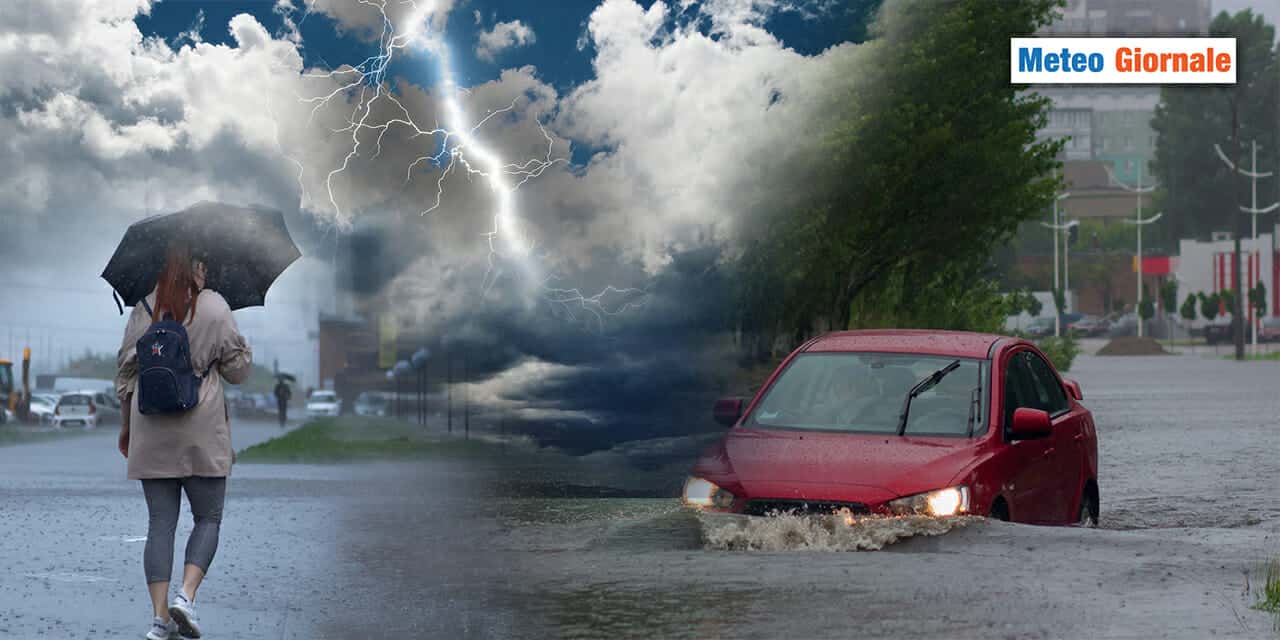 Si prospetta un impegnativo peggioramento METEO. Ecco quando