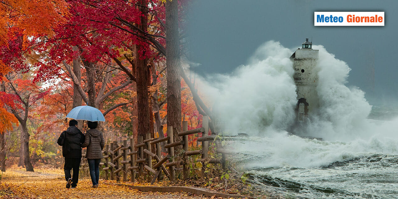 METEO 15 giorni, ed ecco la burrasca autunnale