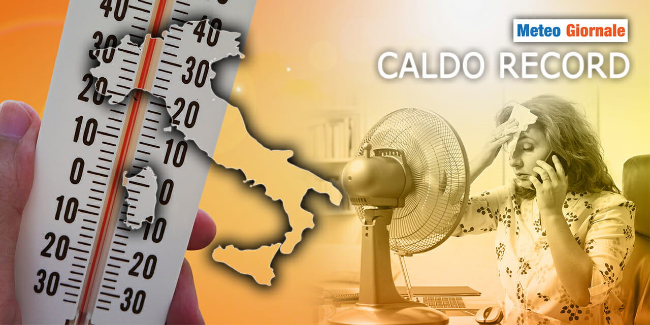 Meteo: tutti i numeri del caldo dei prossimi giorni