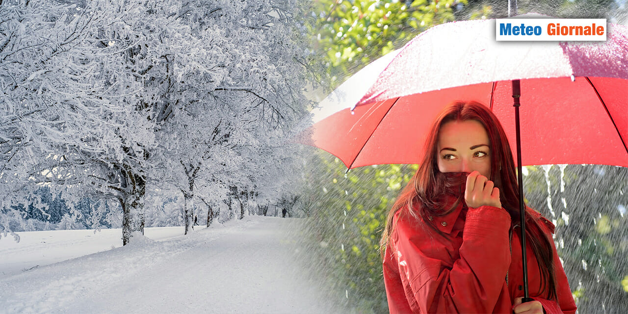 La NEVE prima della pioggia? Un rischio meteo calcolato