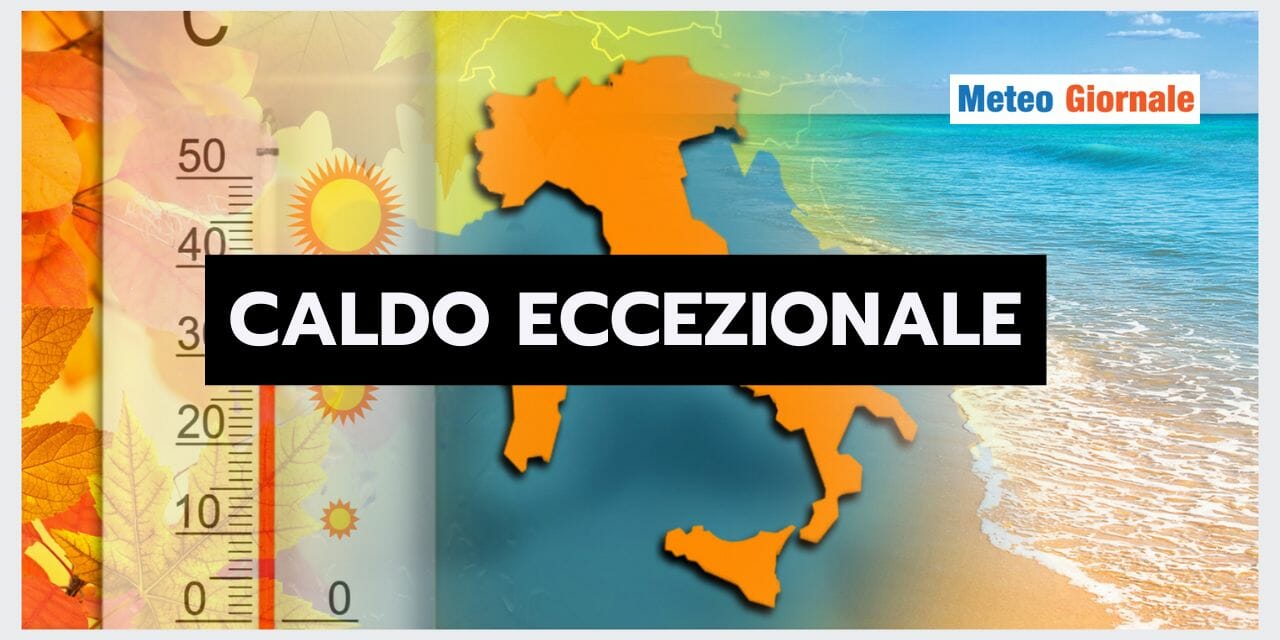 Meteo: Anticiclone AL MASSIMO, temperature OLTRE 30 GRADI!