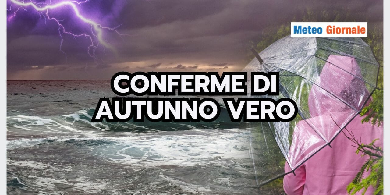 Meteo: ultimi SCAMPOLI di Estate, ma poi finisce tutto