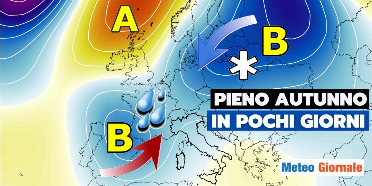Meteo: dal caldo al pieno autunno in pochi giorni!