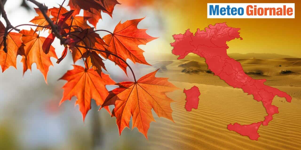 Meteo: stop al caldo anomalo, l’Autunno entrerà di colpo