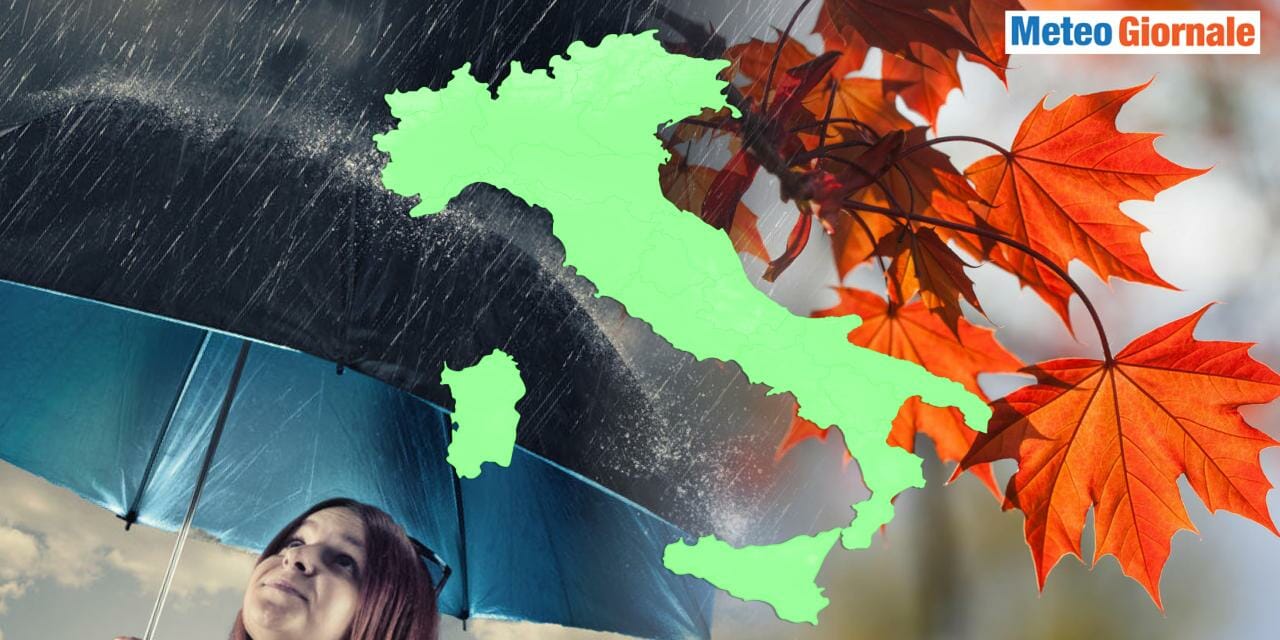Meteo Weekend, irrompe l’Autunno e sarà l’inizio di una svolta drastica