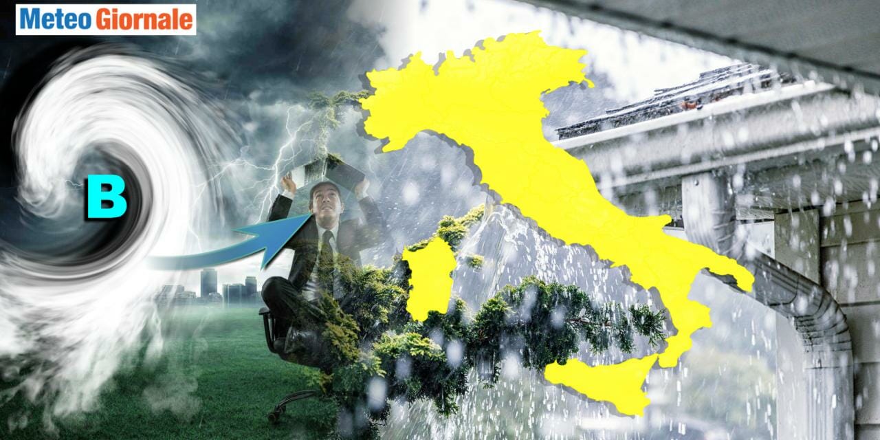 Meteo imminente stravolgimento, in arrivo un ciclone carico di pioggia