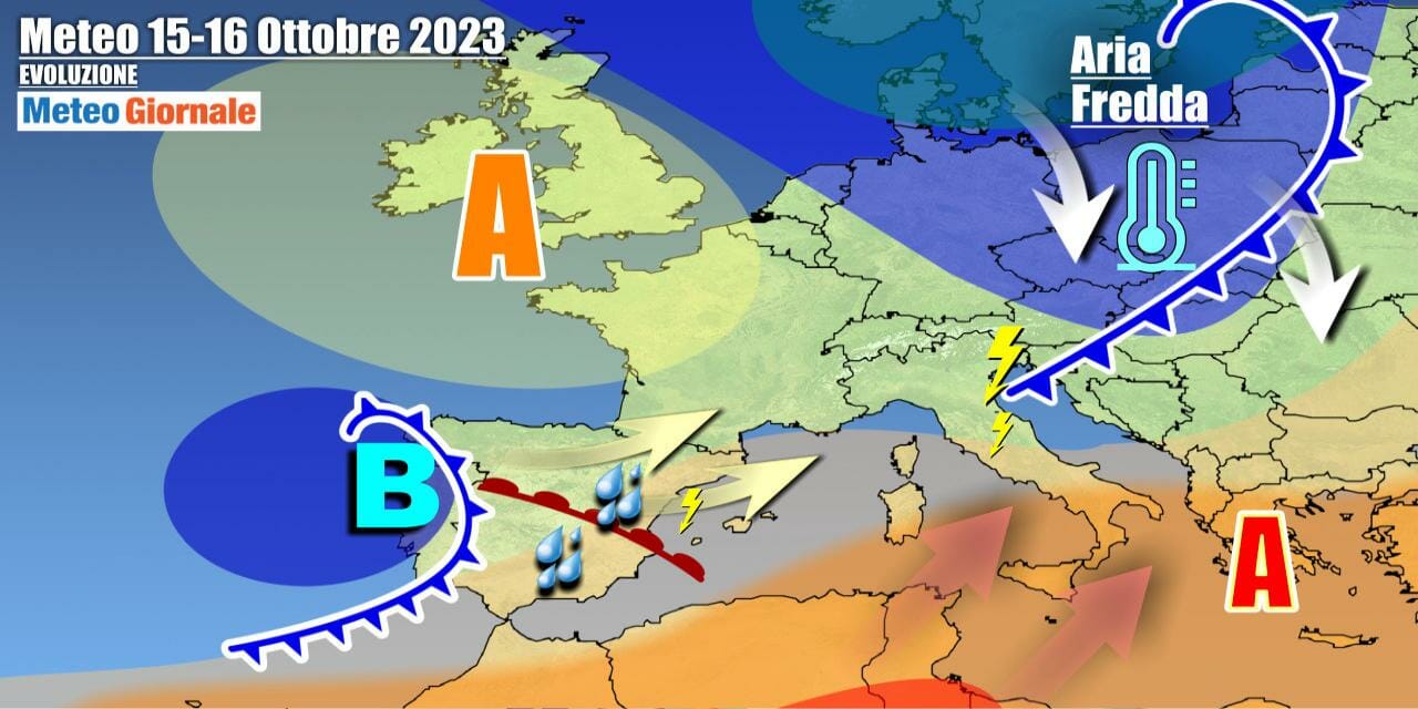 Meteo Italia: primi temporali nel weekend, poi l’Autunno entrerà nel vivo