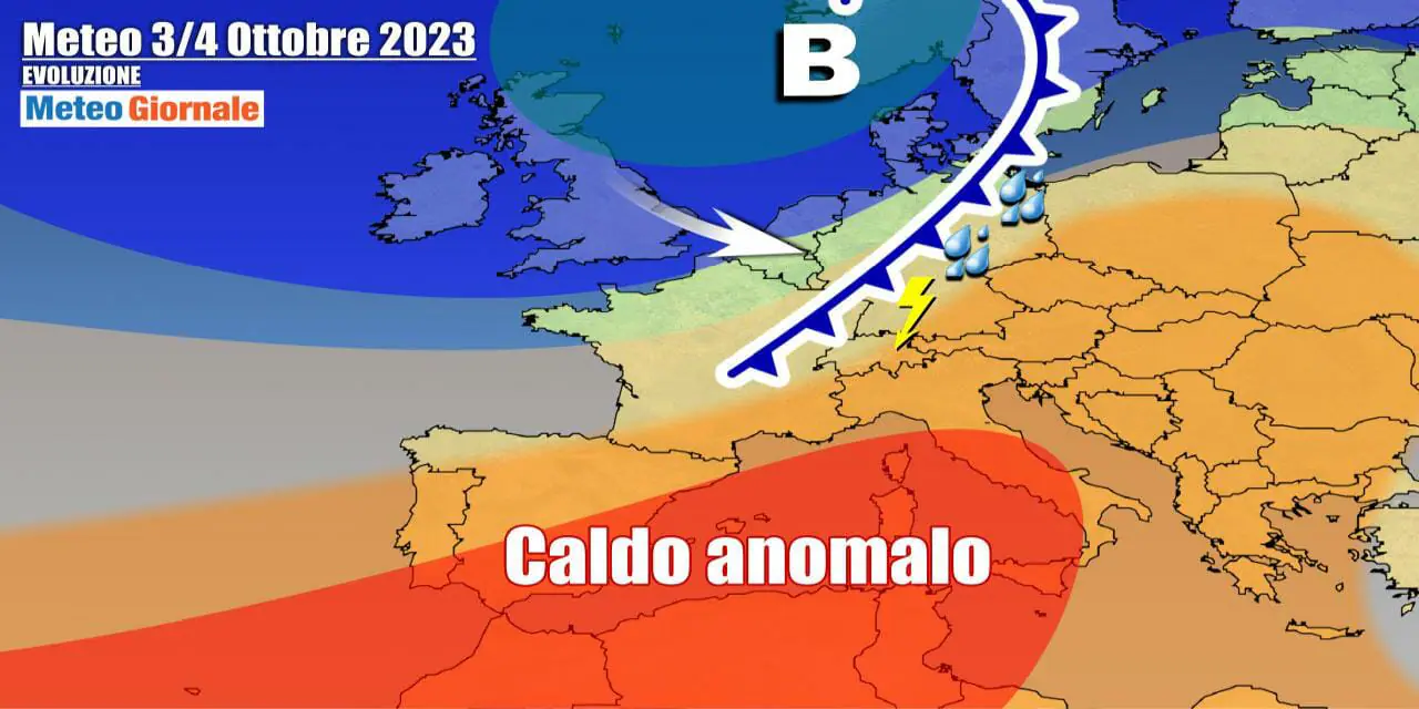 Fronte instabile verso il Nord Italia, ma l'anticiclone cederà solo parzialmente e per poco