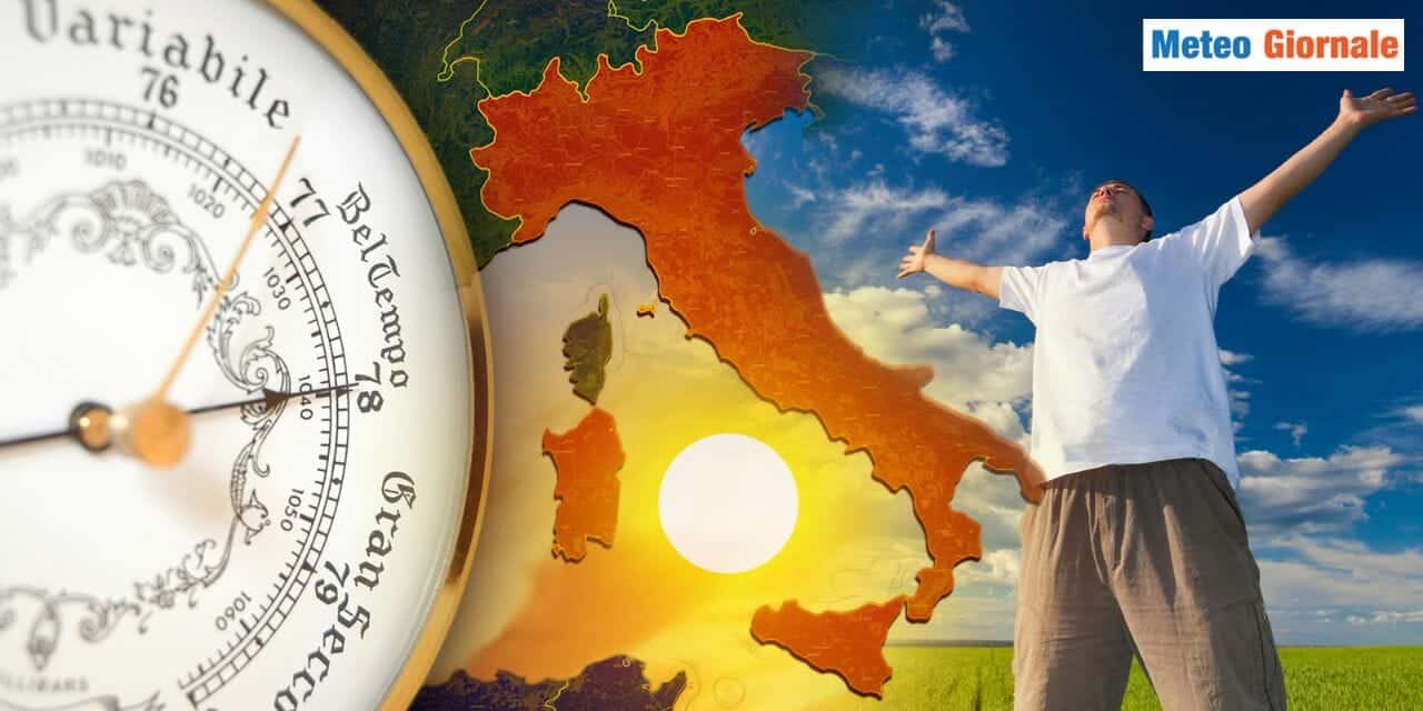 Meteo: anticiclone inarrestabile, un incredibile weekend estivo