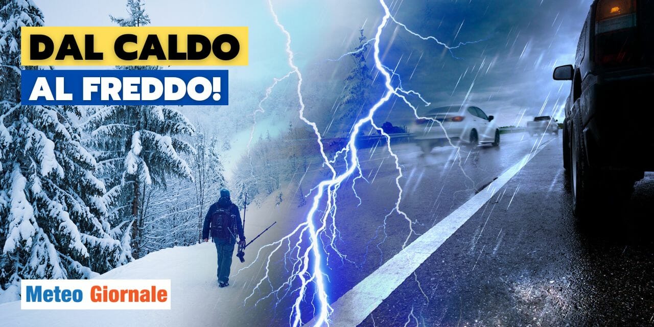 Meteo: assaggio di inverno dopo il caldo, rischio neve?