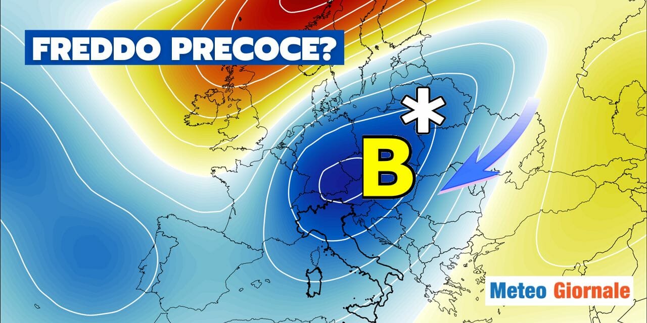 Meteo: clamoroso freddo precoce tra le ultime folate calde