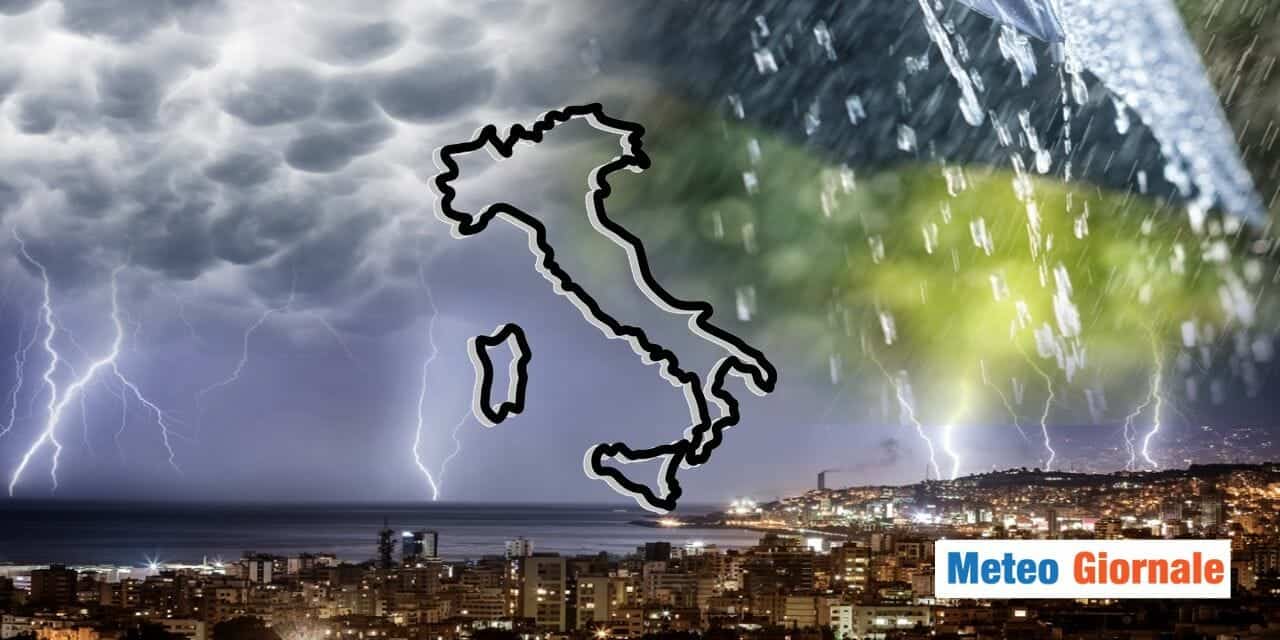 Meteo: stravolgimento totale dopo il caldo, servirà l'ombrello!