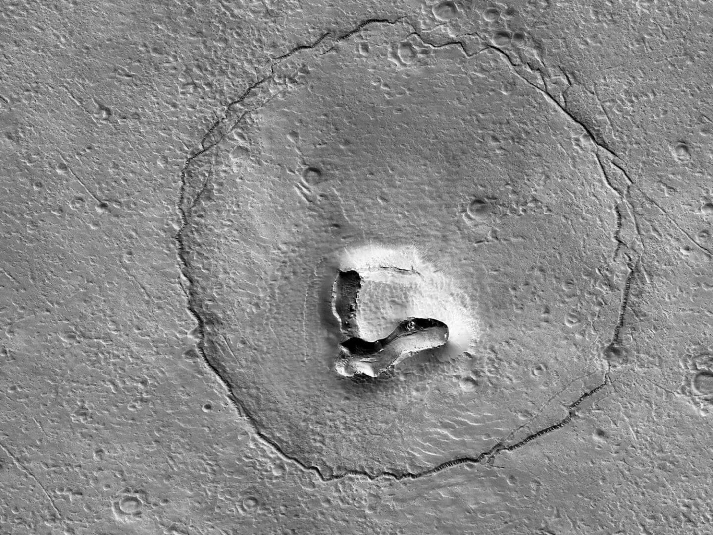 Un orso su Marte? La spiegazione della strana foto scattata dalla NASA