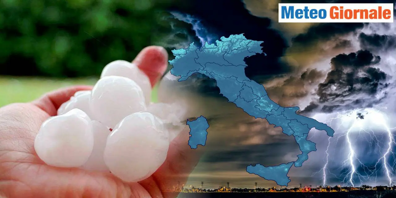 Meteo weekend con temporali e grandine in arrivo, parte la grande svolta