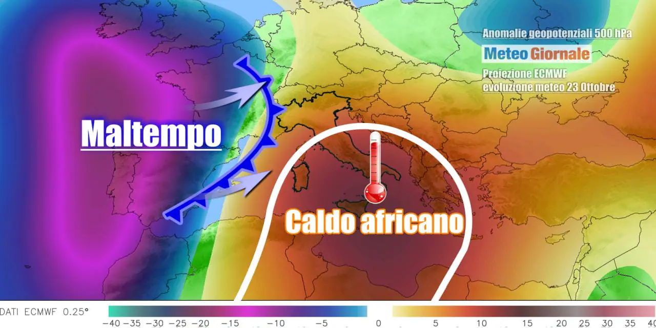 Meteo dal crollo termico al nuovo caldo anomalo