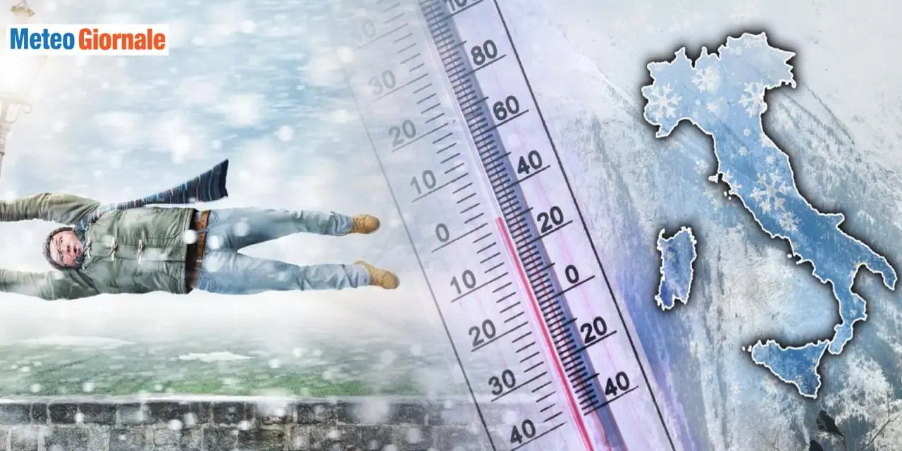 Meteo: crollo verticale delle temperature, irrompe l’Inverno
