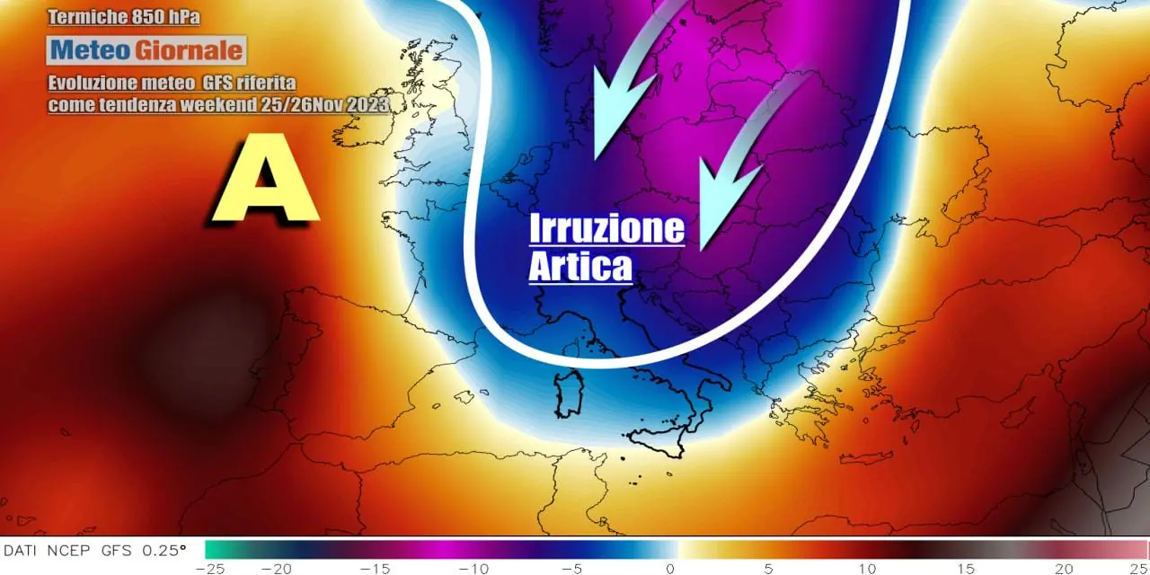 Meteo: l’Inverno all’assalto dell’Italia per fine Novembre, c’è la data