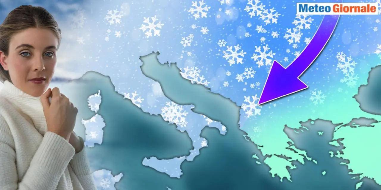 Meteo Italia, clamoroso crollo TERMICO e NEVE a quote basse in arrivo