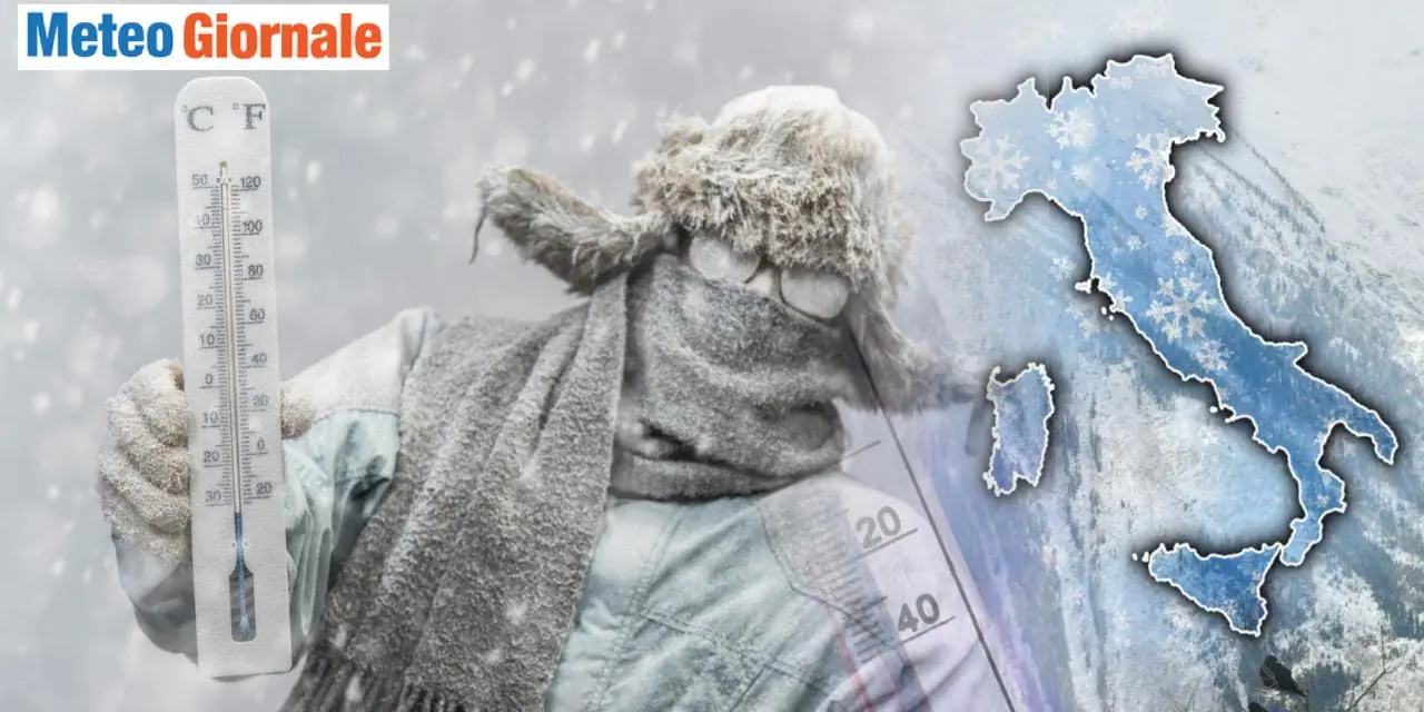 Meteo: incredibile capovolgimento, gelo e neve a Dicembre sino a Natale