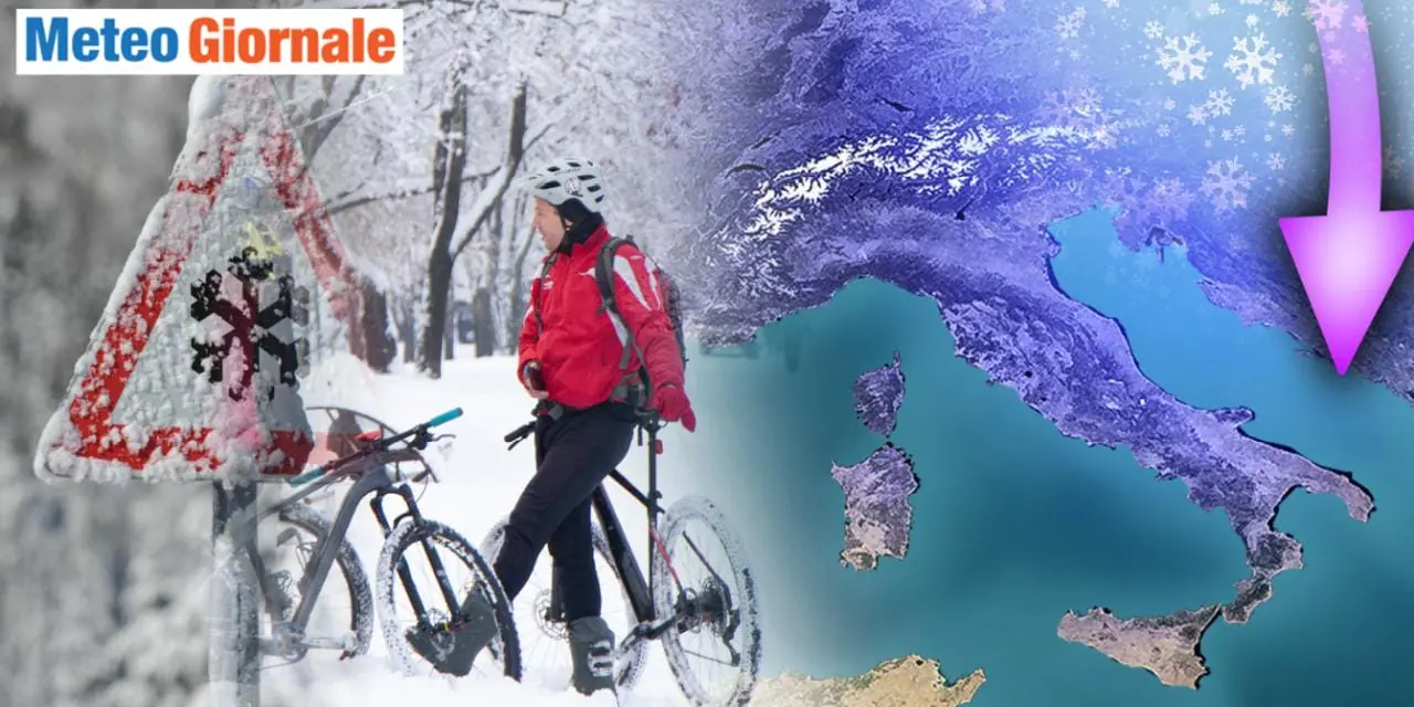 Meteo: blitz improvviso con prima neve a bassa quota, ma è solo l’inizio