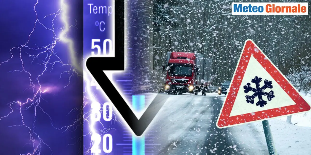 Meteo: dal freddo alla neve in pianura, ci siamo c’è la data