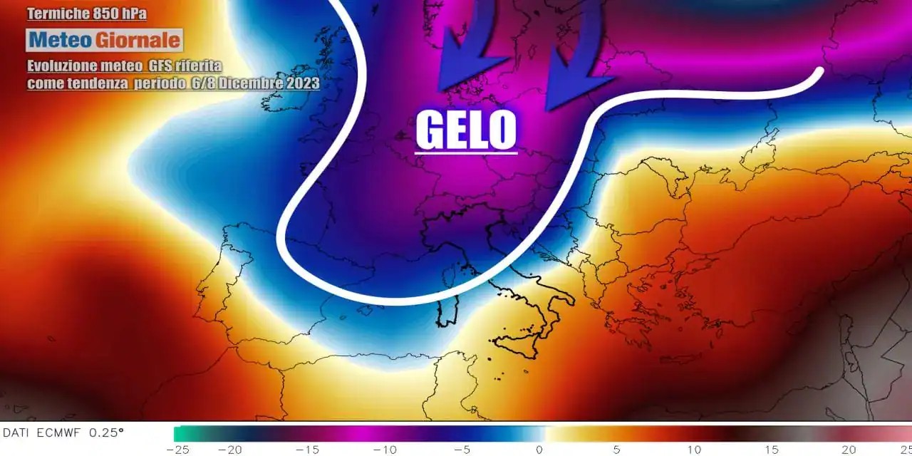 Meteo: colpo di scena, previsioni stravolte per Dicembre e rischio neve