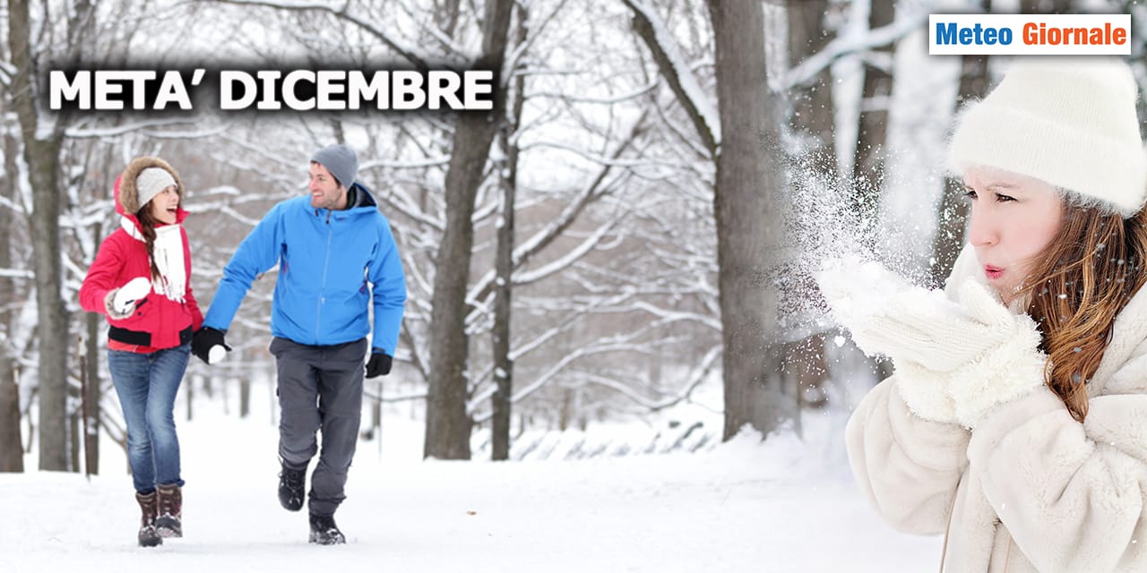 Meteo da NEVE a metà dicembre? Scenario probabile