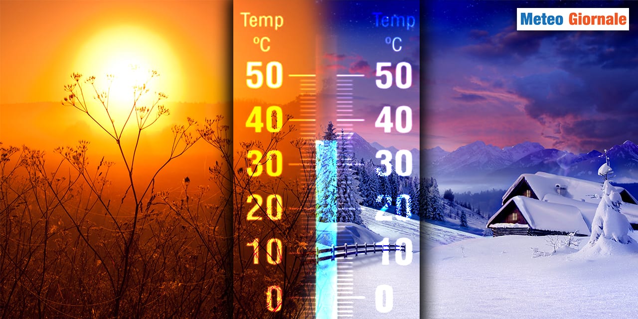 Incredibile altalena METEO, ma fa parte dell'INVERNO