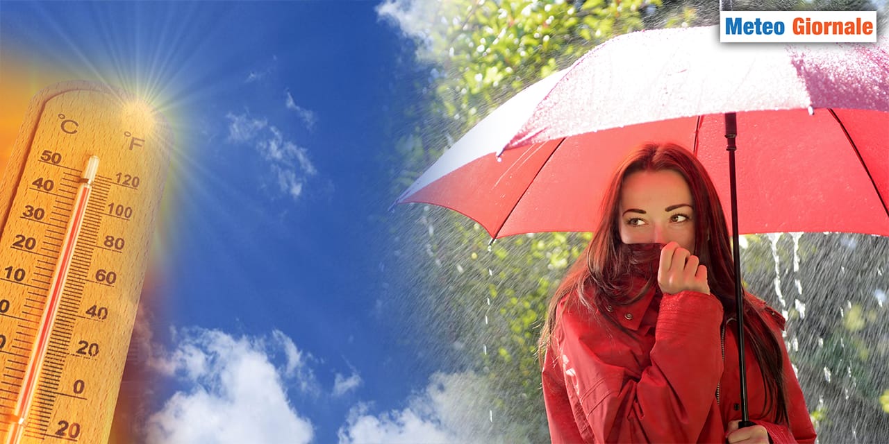 Meteo: DOMENICA, Veloce Perturbazione con piogge e temporali. Poi una sorpresa