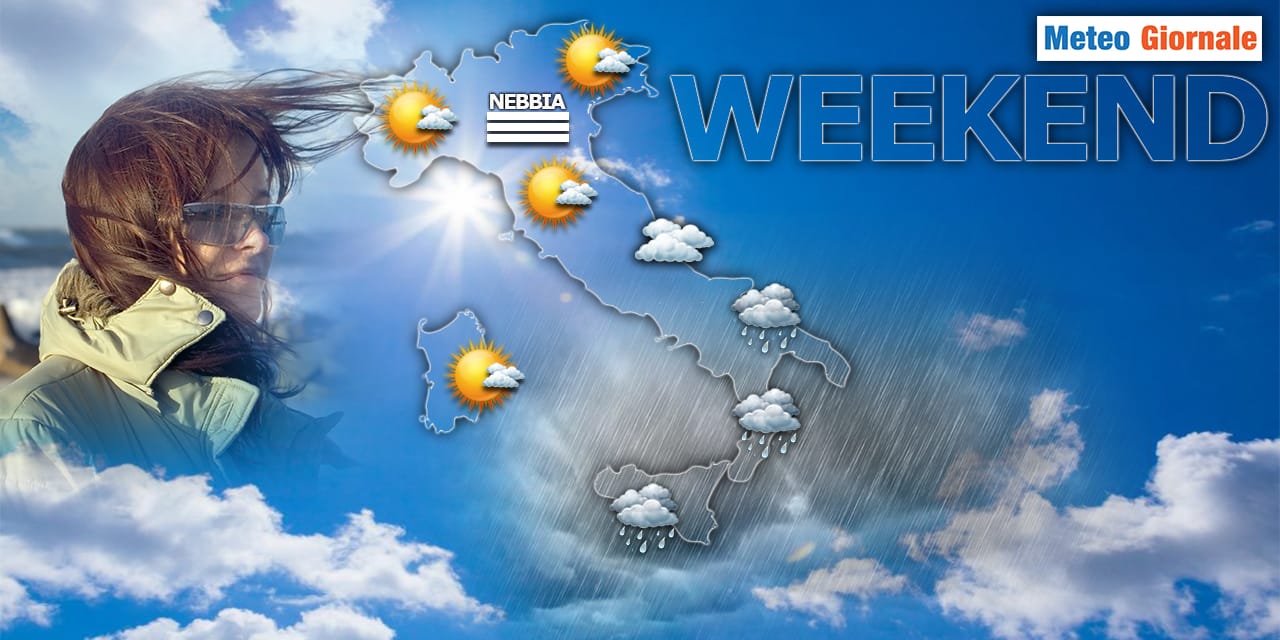 Meteo: Weekend con ciclone! Ecco dove pioverà tra Sabato e Domenica