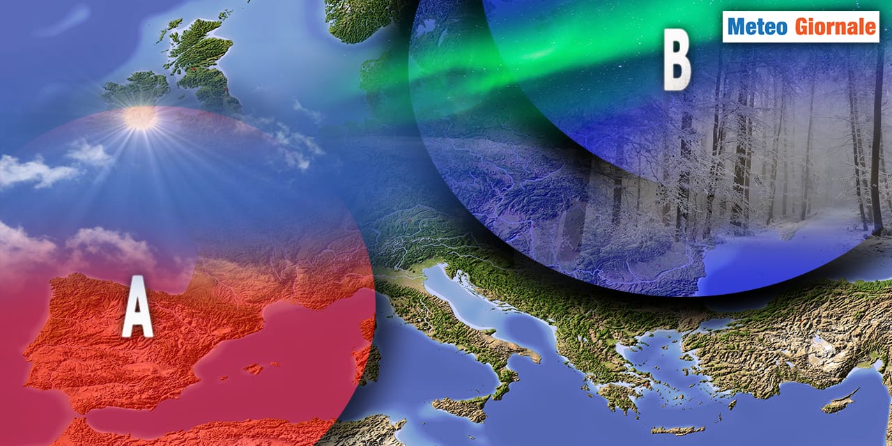 Scontro meteo tra TITANI: Artico vs Anticiclone