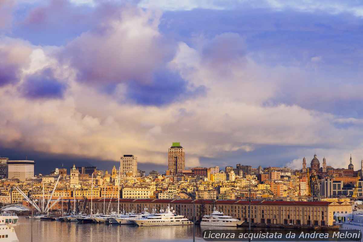 Meteo Genova: nubi sparse oggi, poi pioviggine in arrivo