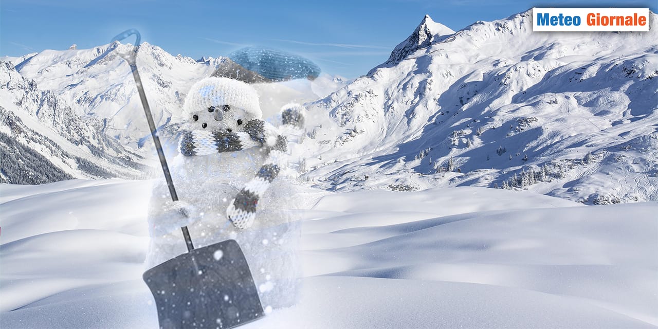 Badilate di NEVE nel meteo del 2024