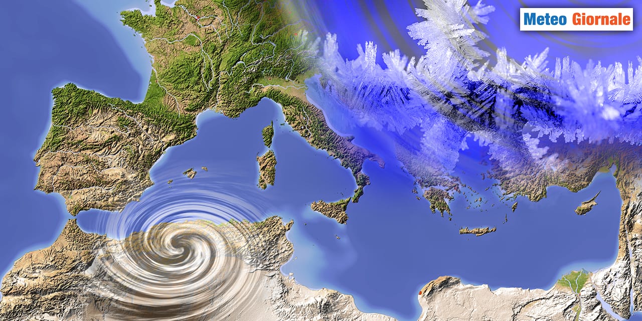 METEO prossima settimana: il VORTICE afro-mediterraneo peserà come un macigno