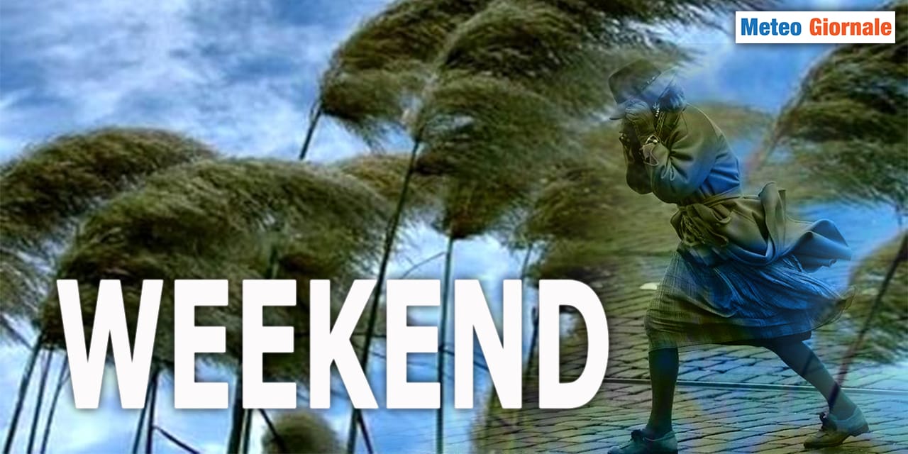 Meteo: Weekend molto ventoso, con anche qualche pioggia